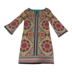 Laundry By Shelli Segal Womens Size 2 Bell Sleeve Dress